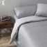 Фото #3 товара Комплект чехлов для одеяла Alexandra House Living Sophia Серо-стальной 135/140 кровать 2 Предметы