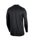 ფოტო #4 პროდუქტის Men's Black Orlando Magic 2022/23 City Edition Pregame Warmup Long Sleeve Shooting Shirt