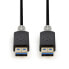 Фото #3 товара Nedis CCBW61000AT20 - 2 m - USB A - USB A - USB 3.2 Gen 1 (3.1 Gen 1) - Anthracite