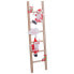 Фото #4 товара Новогоднее украшение Разноцветный Деревянный лестница Дед Мороз 17 x 1,8 x 60 cm