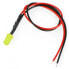 5mm 12V LED with resistor and wire - yellow