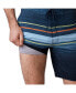 ფოტო #4 პროდუქტის Men's Diamond Plate Stripe Surf Swim Short