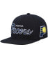 ფოტო #1 პროდუქტის Men's Black Indiana Pacers Hardwood Classics Script 2.0 Snapback Hat