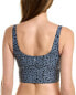 Фото #2 товара All Access Tempo Crop Bra Women's Blue Xxs