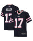 ფოტო #1 პროდუქტის Big Boys Josh Allen Navy Buffalo Bills Inverted Team Game Jersey