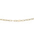 ფოტო #4 პროდუქტის Diamond Heart Paperclip Link 17" Pendant Necklace (1/2 ct. t.w.) in 14k Gold, Created for Macy's