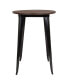 Фото #5 товара Высокий стол для бара EMMA + OLIVER из дерева и металла, круглый 30"