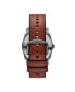 Фото #2 товара Часы Fossil Men's Machine Brown Leather 42mm