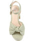 ფოტო #4 პროდუქტის Women's Zenni Platform Bow Sandals