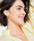 ფოტო #4 პროდუქტის Small Double-Row Tubular Hoop Earrings, 0.75", Created for Macy's