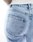 Фото #4 товара In The Style Tall straight leg jeans in light blue wash