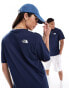 Фото #1 товара The North Face Simple Dome logo t-shirt in navy