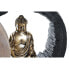Decorative Figure DKD Home Decor Black Golden Buddha Oriental 20,8 x 6 x 18,5 cm (2 Units)