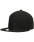 Фото #1 товара Men's Miami Heat Black On Black 9FIFTY Snapback Hat