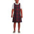Girls School Uniform Plaid Jumper Dress Top of Knee