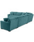 Фото #10 товара Radley 5-Pc Fabric Sectional with Apartment Sofa, Created for Macy's