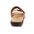Фото #6 товара Trotters Ruthie T2113-215 Womens Brown Leather Strap Slides Sandals Shoes 5