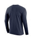 Men's Navy Arizona Wildcats Basketball Long Sleeve T-shirt