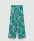 Women's Bow Printed Pants