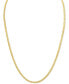 Фото #1 товара Esquire Men's Jewelry curb Link 24" Chain Necklace, Created for Macy's
