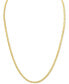 Esquire Men's Jewelry curb Link 24" Chain Necklace, Created for Macy's Gold Over Silver, 24 Inch - фото #1