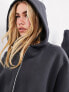 Фото #1 товара ASOS EDITION premium oversized heavy weight zip through hoodie in charcoal grey