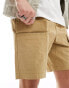 ASOS DESIGN cargo nylon short in beige