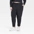 Фото #1 товара Women's Stretch Woven High-Rise Taper Pants - All In Motion Black 2X