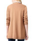 ფოტო #3 პროდუქტის Petite Open-Front Long-Sleeve Cardigan