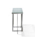 Eliza Glass Occasional Media Console Table