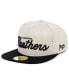 Фото #1 товара Men's Cream Philadelphia Panthers Black Fives Snapback Adjustable Hat