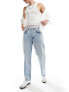 Фото #1 товара Selected Homme loose fit jeans in light wash