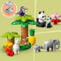 Фото #15 товара Дети > LEGO DUPLO 10975 Конструктор "Дикие животные мира" для 2-летних, 22 фигурки животных, игровая коврик