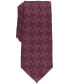 Фото #1 товара Men's Crest Geometric-Print Slim Tie, Created for Macy's