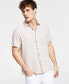 ფოტო #1 პროდუქტის Men's Regular-Fit Linen Shirt, Created for Macy's