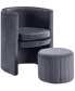 Фото #2 товара Best Master Seager Round Arm Chair with Ottoman