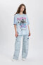 Фото #5 товара Футболка Defacto Ramones Oversize Fit Bisiklet Yaka