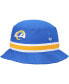 Фото #1 товара Men's Powder Blue Los Angeles Rams Striped Bucket Hat