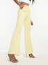 Фото #7 товара Twisted Tailor jacquard flare suit trousers in yellow