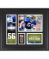 Фото #1 товара Lawrence Taylor New York Giants Framed 15" x 17" Player Collage with a Piece of Game-Used Football