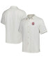 Фото #3 товара Men's White Boston Red Sox Sport Tropic Isles Camp Button-Up Shirt