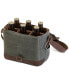 Фото #4 товара Legacy® by Khaki Green & Brown Beer Caddy Cooler Tote with Opener