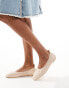 Фото #2 товара Truffle Collection ruched ballet flats in beige