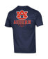 ფოტო #4 პროდუქტის Men's Navy Auburn Tigers Stack 2-Hit T-shirt