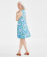 Фото #2 товара Petite Floral Print Flip Flop Dress, Created for Macy's