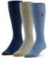 Фото #1 товара Men's Hampton Embroidered Socks - 3 pk.