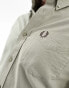 Фото #4 товара Fred Perry oxford shirt in warm grey