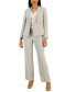 Фото #5 товара Women's Mid-Rise Extended-Tab Straight-Leg Trousers