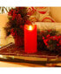 Фото #2 товара Lumabase 7" Red Battery Operated LED Candle with Moving Flame