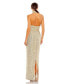 ფოტო #2 პროდუქტის Women's Ieena Sequined Halter Neck Belted Soft Tie Dress